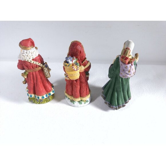 3 Boxes Of The International Santa Claus Collection Figures With Original Boxes - Picture 9 of 11